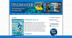 Desktop Screenshot of divemaster.de