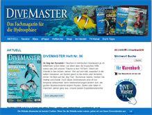 Tablet Screenshot of divemaster.de