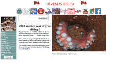 Desktop Screenshot of divemaster.ca